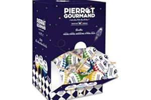 Sucettes boule Pierrot gourmand, boite de 150