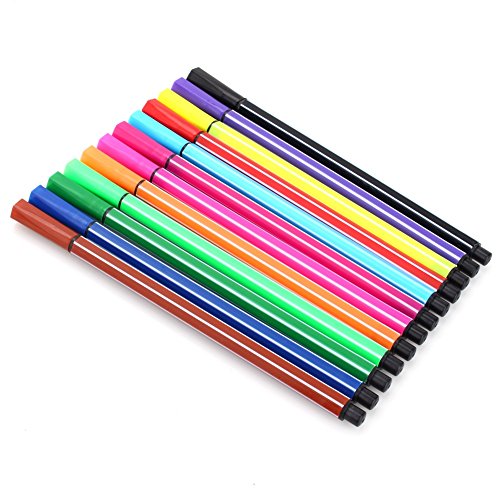 Waschbar Aquarell Stifte Farbig Bleistift Set Marker Malerei Zeichnung Kunst Zubehör Für Kinder Erwachsene Malbuch Zeichnung Skizzieren ( Farbe : 12 Colors ) - 4