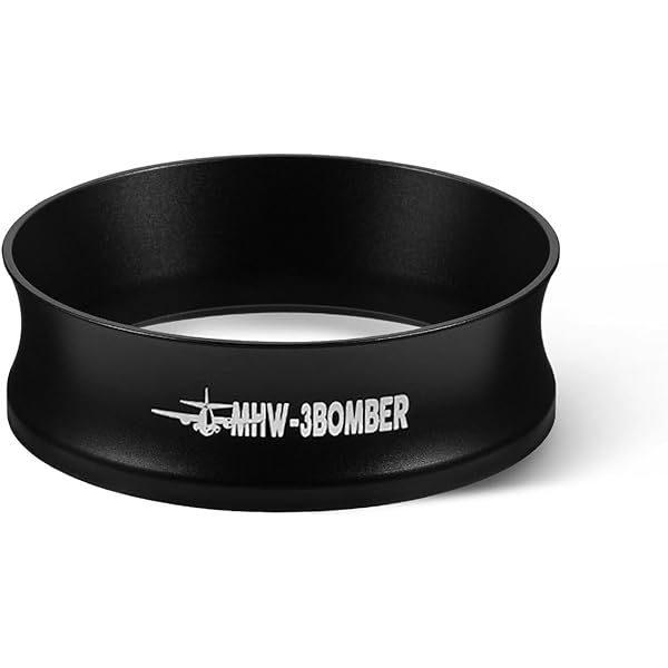 Anneaux De Dosage Café - Pour Moulins 58mm - En Alliage D'aluminium Noir - Accessoire Barista & Presse Française