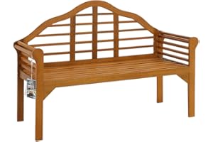 DEUBA CASARIA Banco Jardín Madera Eucalipto Intemperie Certificado FSC 2 a 3 Plazas Carga hasta 220KG