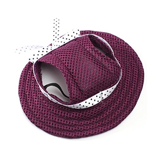 UEETEK-Dog-Sun-Hat-Visor-Cap-Dog-Baseball-Hat-Summer-Canvas-Cap-For-Small-Pet-Dog-Size-S