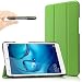 Produktbild Huawei MediaPad M3 8.4 Hülle, Infiland Ultra Dünn Tri-Fold Smart-Muschel PU Leder Ultra Schlank Superleicht Ständer Smart Shell Cover Schutzhülle Etui Tasche für Huawei MediaPad M3 8.4 Tablet-PC (mit Auto Schlaf / Wach Funktion)(Grün)
