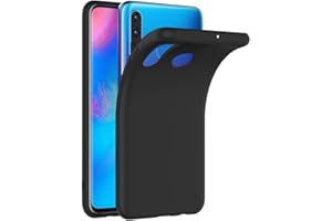 COPHONE Funda Negro Huawei P30 Lite, Negro Silicona Fundas para Huawei P30 Lite Carcasa Negro Funda Case P30 Lite Flexible Ultra Delgado