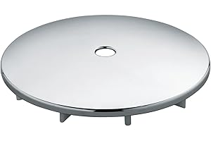 KLUDI Tasso 90 Duschablauf Abdeckung, Wannenabläufe, 116 mm Duschablauf Deckel, Duschdeckel für Dusche und Badewanne, Duschabfluss Abdeckung in Chrom, 7137005-00