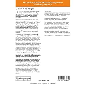 Gestion publique : Théorie et pratique