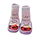 Vovotrade® Baby Girls Kids Cute Cartoon Toddler Anti-slip Sock Shoes Boots Slipper Socks Age 0-6 18 24 months Purple (6-18 months)