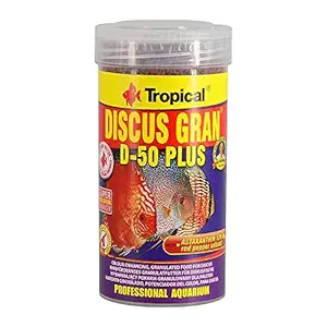 TROPICAL Discus Gran D-50 Plus Sinking Granules, 250 ml