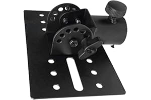 HomeVortex Pali girevoli del treppiede del supporto del metallo, per i supporti dell'altoparlante del DJ, cappucci adattatori rotabili del supporto dell'altoparlante del DJ di 35mm