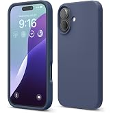 Apple iPhone 16 Uyumlu &Ouml;zel İpeksi Dokunuş Hissi Veren İ&ccedil;i Yumuşak Kadife Lansman Silikon Kılıf Kapak (Pasifik Blue)