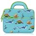 Produktbild Tablet Tasche | Evecase Neopren Zuckersüß "Dinosaurier Park" Kinder Tablet Schutzhülle mit Handgriff für Tablets in 8.9-10.1 Zoll - Blau/Grün L
