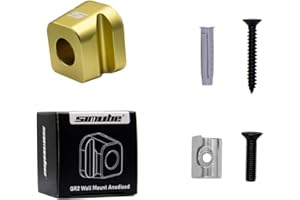 Tanlenki Simube 2-in-1 QR2 Wall Mount Bracket - CNC-Machined Aluminum - Anodised Finish - Compatible with Profile & Wall Mount