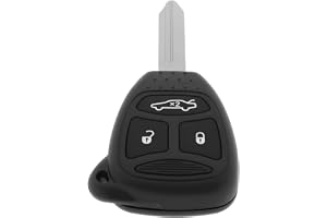 VGOL 1 st 3-knapps fjärrnyckelkedja 433Mhz KOBDT04A kompatibel med Jeep kompatibel med Grand Cherokee Comandante 2005 2006 20
