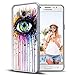Produktbild Conie PC30653 Picture Case Kompatibel mit Samsung Galaxy J3 2016, Rückschale mit Motiven Silikon TPU Backcover für Galaxy J3 2016 Bumper Motiv Abstract