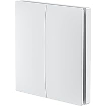 Draadloze schakelaarset, draadloze lichtschakelaar, zonder batterij, draadloze wandschakelaar, 30 m bereik, draadloze schakelaar, licht 230 V, waterdichte draadloze schakelaar voor lamp, binnen en