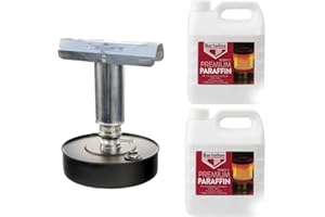 Trendi Large 4.5L Paraffin Super Warm Heater with 4/8L Oil Single Burner Warmer Greenhouse Green House Plant Seeding Garden Oil Lamps Paraffin Oil (Paraffin Heater + 8L Premium Paraffin Oil)