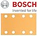 Produktbild Bosch Genuine Klett Best for Wood Schleifblätter, Grit=80 (zugeschnitten - Bosch PSS 2 A, PSS 200 A, PSS 250 A, PSS 250AE, GSS 23AE, GSS 230 A, GSS 230AE, GSS 230AVE Schleifer) (keine Bosch Pt 2608607924) (, 1 Packung mit 50 Blatt) C/W KeyTape STANLEY