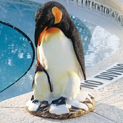 Design Toscano Positively Penguins Sculpture
