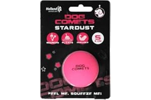 Dog Comets Ball Stardust - Juguetes para Perros - Pelota para Perros - Ø6 cm - 1 Pieza - Caucho Natural - Rosa