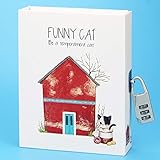 DISEÑO: el diseño simple y elegante gato lindo le da al diario un aspecto sorprendente. Libro de tapa dura para soporte adicional de escritura y protección duradera.