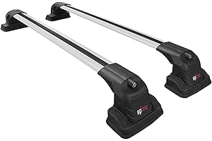 Apline Kompatibel mit Volkswagen Multivan (T5) 2003-2015 ACE-3 Relingträger Dachträger Auto Gepäckträger Grau Aluminium 2 Stangen