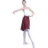Hoerev Women Girls Sheer Wrap Skirt Ballet Skirt Ballet Dance Dancewear