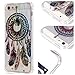 Produktbild LaiXin iphone SE/iphone 5/iphone 5s Bumper Cove Backcover Crystal Kratzfeste Stoßdämpfende Protective Geschützt Waterproof Premium Mit Galvanotechnik Technologie-Feder Vögel Traumfänger Dreamcatcher