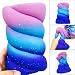 Produktbild TPulling Squishy Galaxy Spun Zucker Duftende Steigende Squeeze Spielzeug Sammlung Starry Marshmallow Pressdruck Dekompression Spielzeug Langsam Rebound PU Spielzeug Kinder Spielzeug Geschenk (Blau)
