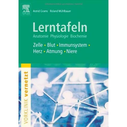 [PDF] Download Lerntafeln 'Vorklinik vernetzt' - Anatomie - Biochemie - Physiologie: Zelle - Blut - Immunsystem - Herz - Atmungswege - Niere und Harnwege Kostenlos