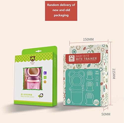 Best Born Hochwertiger BPA Freier Sicherer Fruchtsauger frische Nahrungsmittelzufuhr – BPA frei(Green) - 5