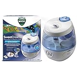 Wick WUL575E SweetDreams 2 in 1 - Ultraschall Luftbefeuchter mit Lichtprojektion