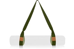 YOGATI grön yogamatta bärrem