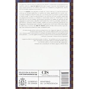 ¿Por Qué Los Partidos Políticos? Una Segunda Mirada (Clásicos Contemporáneos)