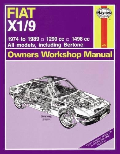 Preisvergleich Produktbild Fiat X1 / 9 (74 - 89) Haynes Repair Manual