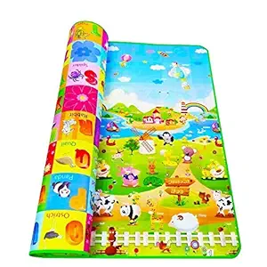 ADRIAN Baby Kids Water Play Mat Toys Inflatable Tummy Time Leakproof Water Play Mat, Fun Activity Play Center Indoor and Outdoor Water Play Mat for Baby. (Multi-3)