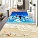Produktbild Mddjj Moderne Einfache 3D Bodenfliese Wandbild Jumping Dolphin Wellen Strände Fototapete Pvc Wasserdichte Vinyl Wand Papier Aufkleber Kunst Familie Kinderzimmer-140X100cm