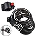 Produktbild Libershine Fahrradschloss, 120cm/12mm Kabelschloss Sicherheitsstufe Sehr Hoch Fahrrad Schloss mit 5-stellig Zahlencode und Metal Kabel Fahrradschloß Schwerlast für Fahrrad Tricycle Scooter
