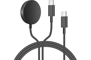 KEASEN Upgraded 2 in 1 USB C Cable for Samsung Watch Charger Samsung Charger USB C Multi Fast Wireless Charging Cable Dock for Galaxy Watch 7/Ultra/6/6 Classic/5/5 Pro/4 Classic/3/Active 2-6.6Ft
