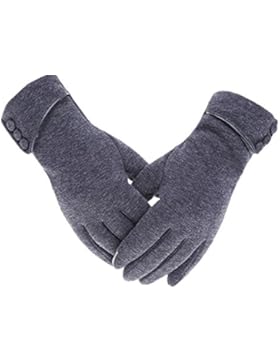 Winter Handschuhe Damen Touchscreen Handschuhe mit Warme Fleecefutter Fahrradhandschuhe Pingenaneer