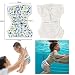 JJOnlineStore - Waterproof Reusable Swim Diaper One Size Nappy for Babies Infants Leakproof Swimming Shorts Breathable Watersport Swimwear Boys Girls (Blue Car Traffic Building)