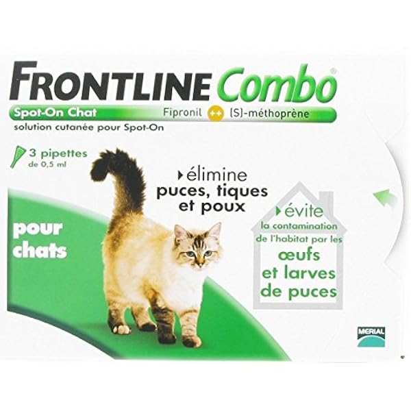 Frontline Combo Pipette Pour Chat Amazon Fr Animalerie