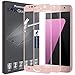Produktbild Samsung Galaxy S7 Schutzfolie, LK [2 Pack] Gehärtetem Glas Panzerglas Hartglas Displayschutzfolie mit Lebenslange Ersatzgarantie (Rose Pink)