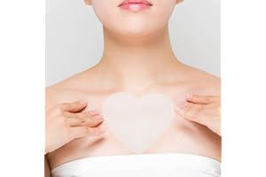 UDREAM 2 Premium Silicone Anti Wrinkle Chest Pad Decollete Pad - Eliminate and Prevent Chest Wrinkles- Treats Scars, Lines, Stretch Marks