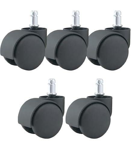 Roulette JUMELÉE pivotante diamètre 50 mm caoutchouc GRIS roulements à Roulette JUMELÉE pivotante diamètre 50 mm caoutchouc GRIS roulements à