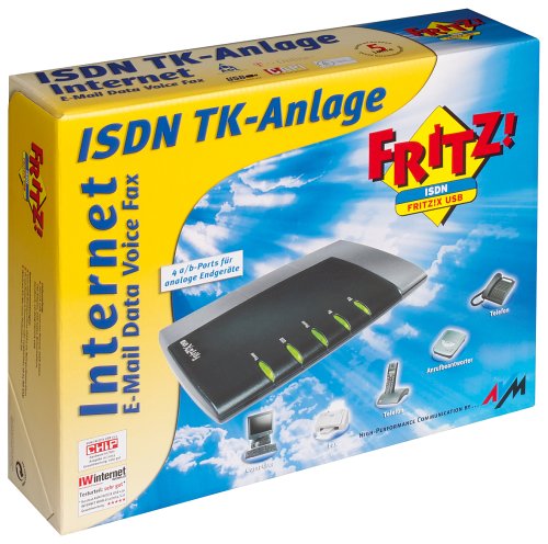 Preisvergleich Produktbild AVM FRITZ!X USB ISDN-Kombianlage für den USB-Anschluss