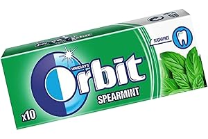 ORIGINAL WRIGLEY'S ORBIT CHEWING GUM 30 (FULL BOX) PACKS FRESH STOCK (SPEARMINT)