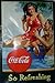 Produktbild Coca Cola So refreshing Blechschild Nostalgieschild - 30 x 20 cm schwere Qualität Original U.S.A.