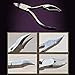 6 PCS Stainless Steel Pedicure Hand Foot Care Callus Cuticle Remover Shaver Scraper Cutter Nail File Clipper Pedicure Tools Kit with Case