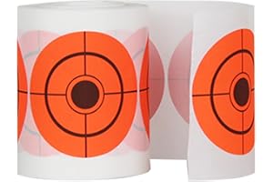 Atflbox 500 Pcs par Paquet Stick on Targets 4 cm Cible Paster Papier Autocollants pour Tir Orange