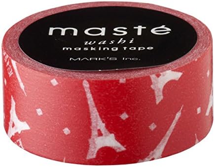 Maste Red Eiffel Washi Masking Tape