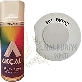 Ak&ccedil;alı Sprey Boya, Beyaz